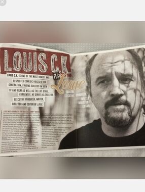 RARE Louie CK FX TV Show Promo Booklet Collectible Excellent Condition